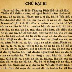 cách trì tụng chú đại bi
